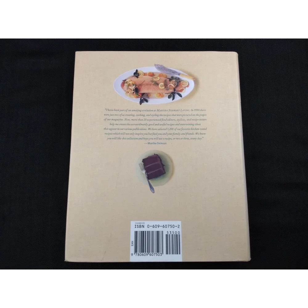 Martha Stewart Living Cookbook w/ Dust Jacket 1st Edition 1st Print NOS 2000 OOP